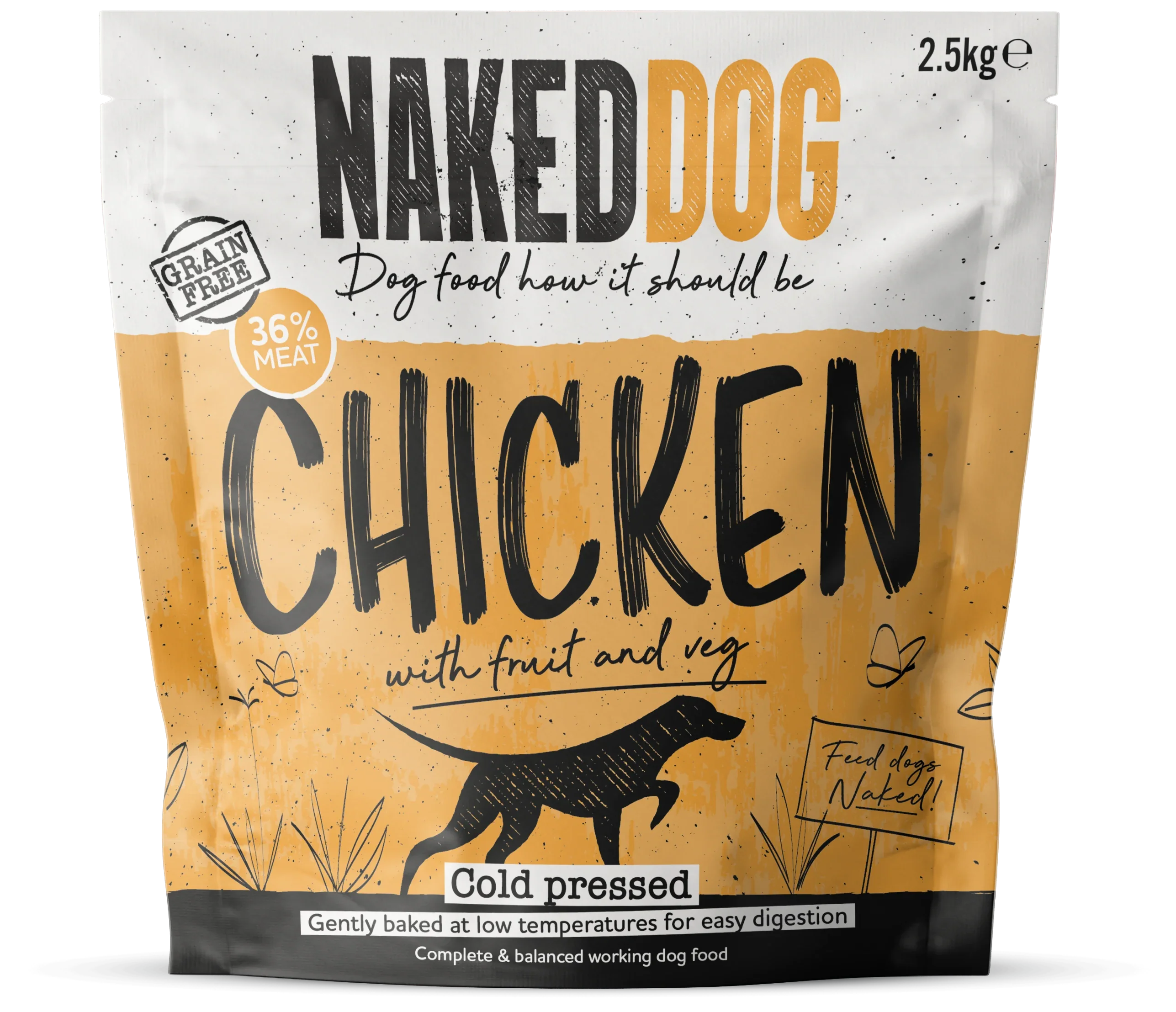 NAKEDDOG Cold Pressed Chicken 2.5kg