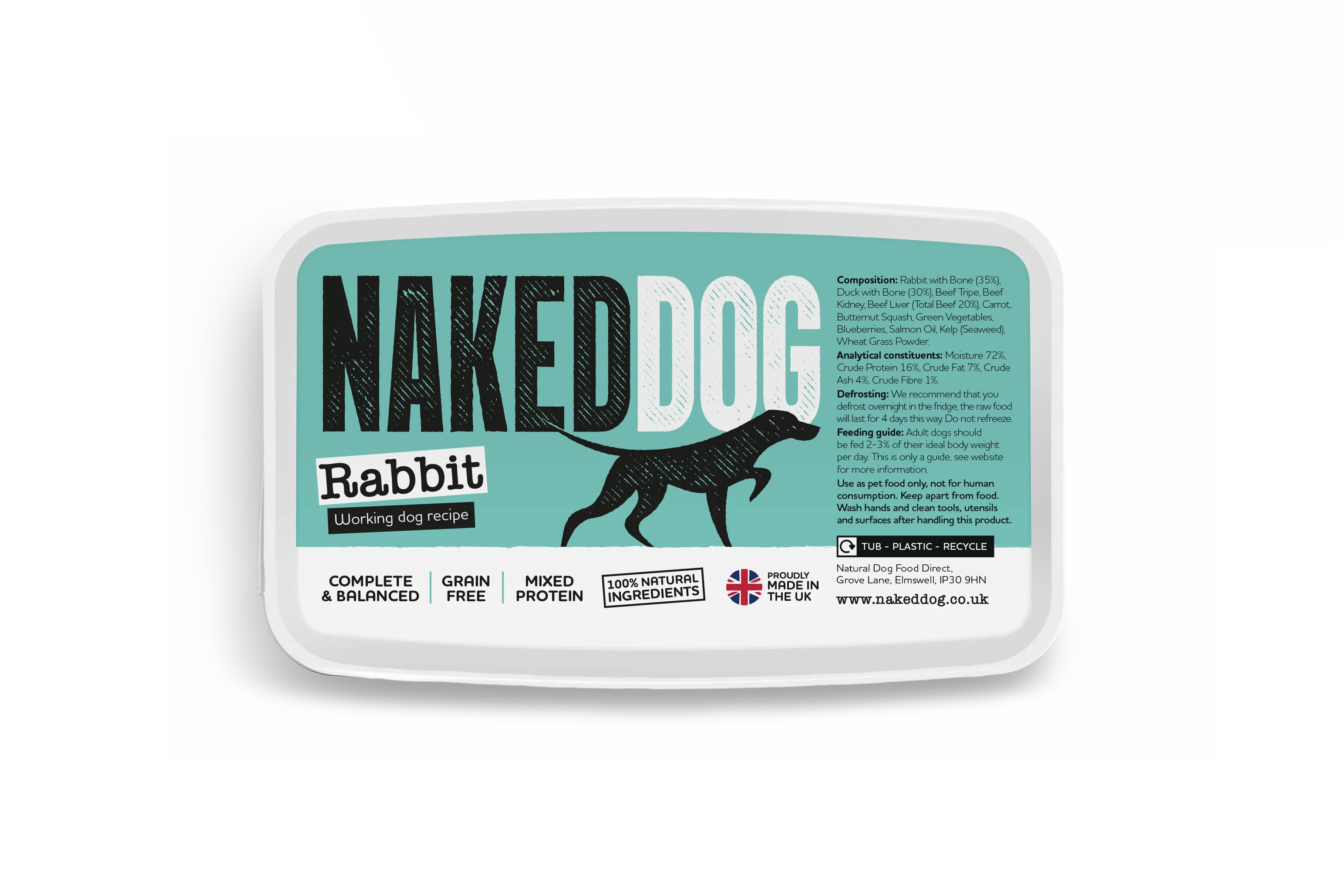 NAKEDDOG Original Rabbit 500g - Image 3