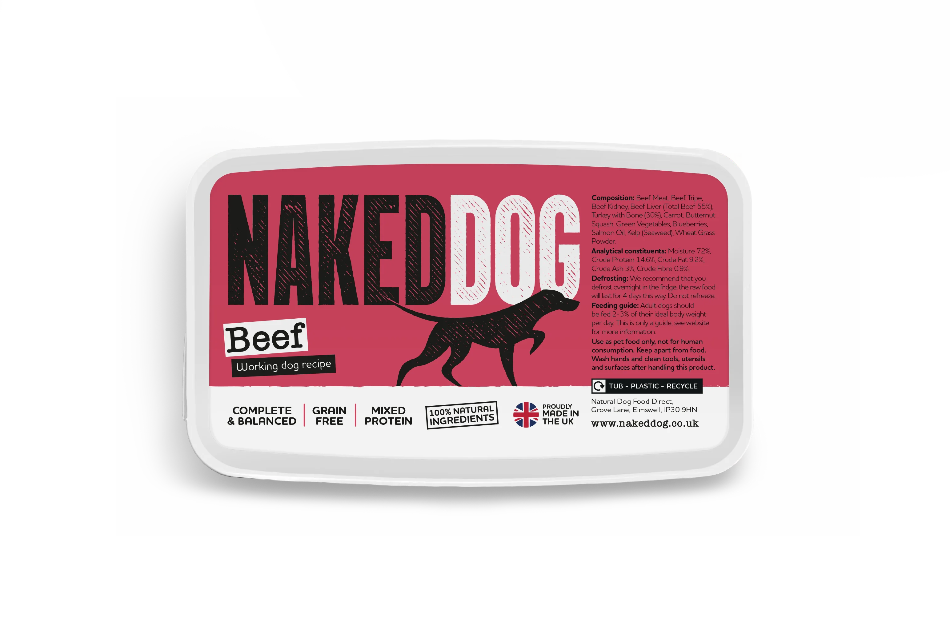 NAKEDDOG Original Beef 500g - Image 3