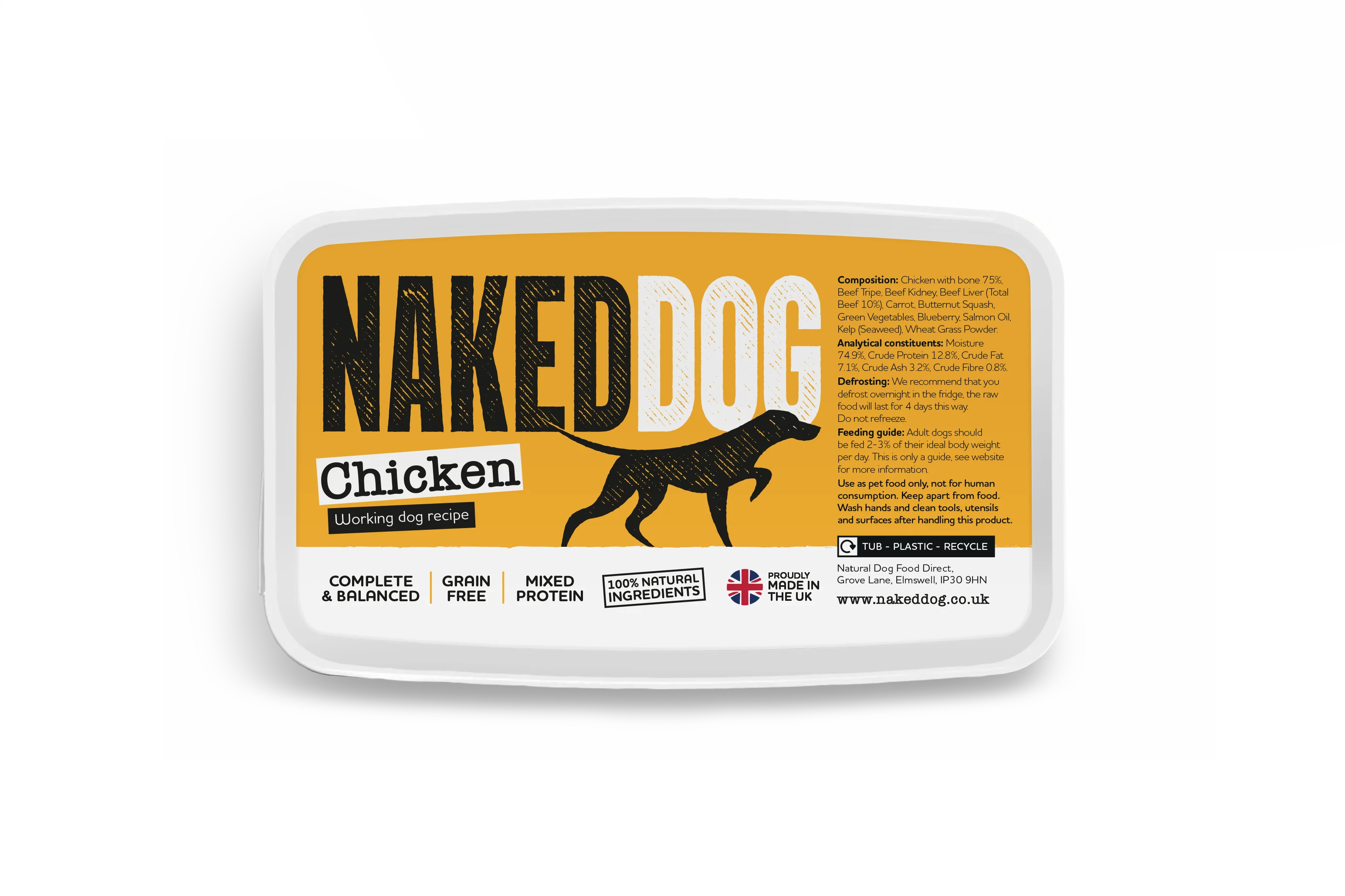 NAKEDDOG Original Chicken 500g - Image 3