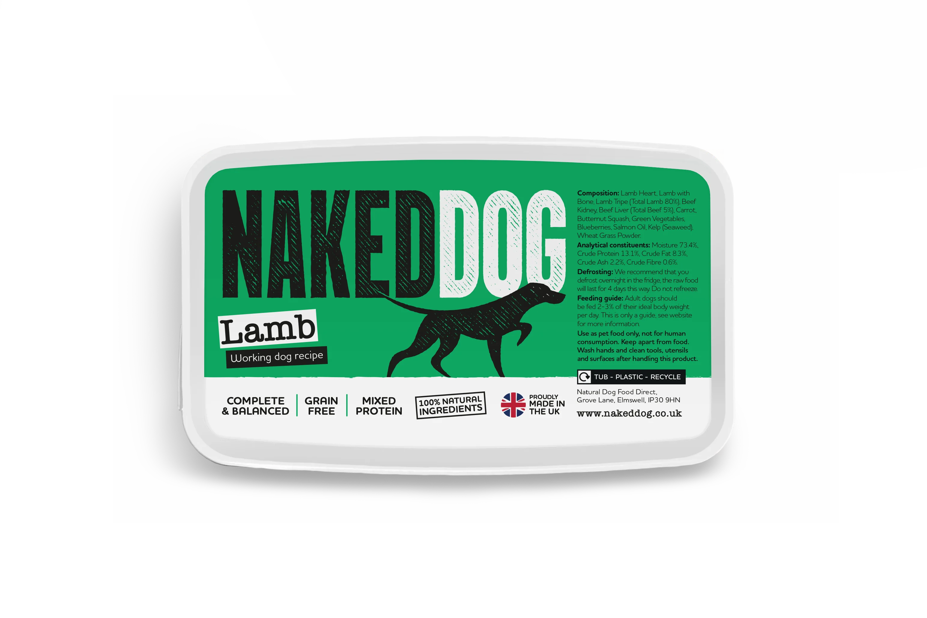 NAKEDDOG Original Lamb 500g - Image 3