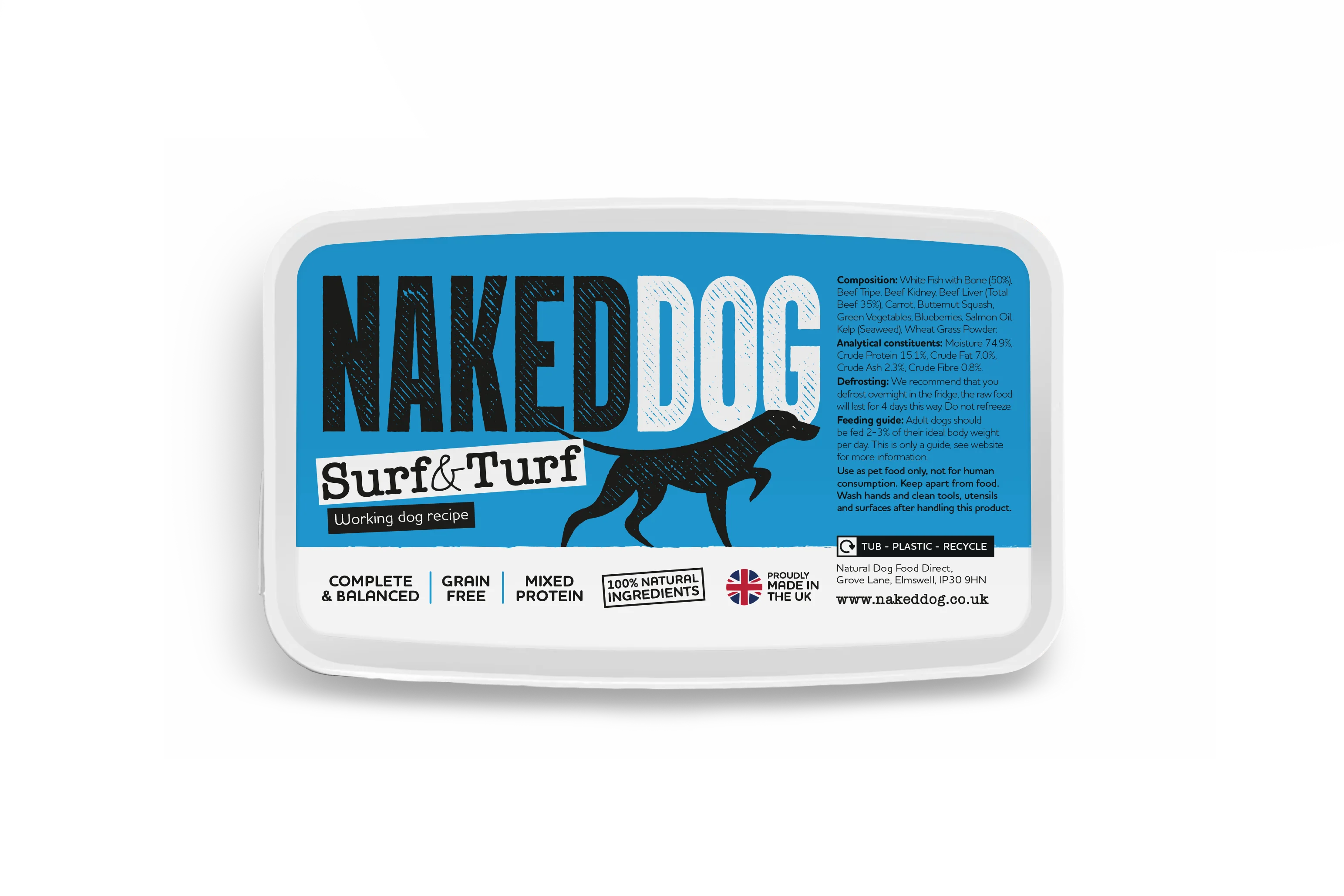 NAKEDDOG Original Surf & Turf 500g - Image 3